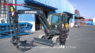 1 Unit HYUNDAI HN60N Crawler Excavator Exported to the Philippines