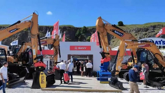 SANY Excavator Makes its Debut at Hillhead 2022