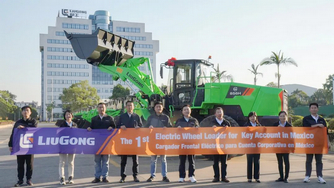 First Batch of LiuGong Electric Wheel Loader Delivered to Key Customer in Cement Industry