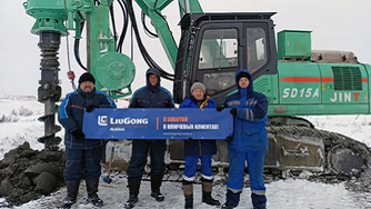 LiuGong's First SD15A Entered the Russian Market