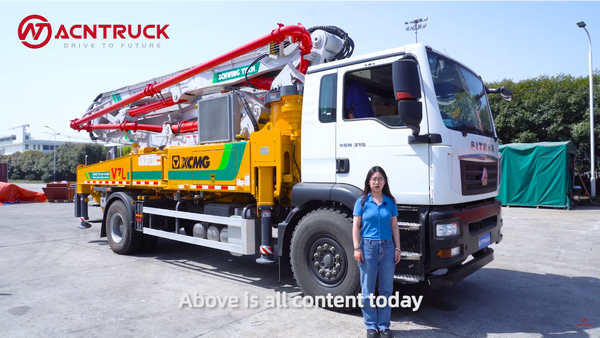 XCMG HV37V Concrete Pump Truck to Africa