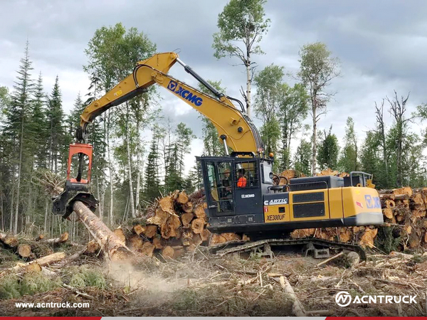 XCMG XE300UF Excavator Working In Canada Forest