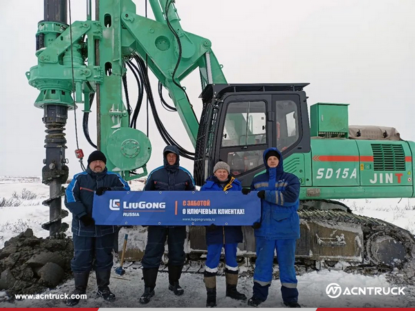 LIUGONG's First SD15A Entered The Russian Market