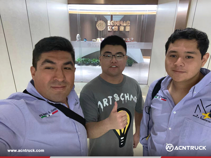 Mexico Clients Visited ACNTRUCK Office