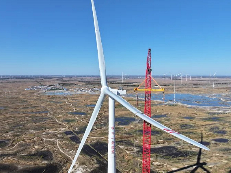 Successful Installation of SANY R. E.'s 15 MW Onshore Wind Turbines