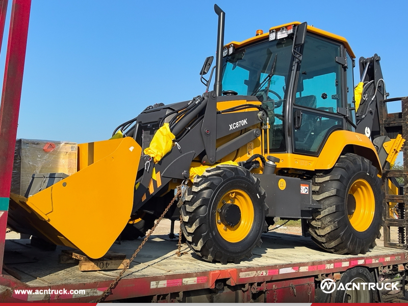 Mexico - 1 Unit XCMG XC870K Backhoe Loader and Forklift 