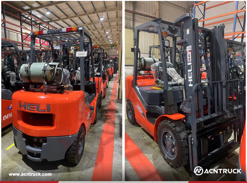 Mexico - 1 Unit XCMG XC870K Backhoe Loader and HELI CPQYD35 Forklift