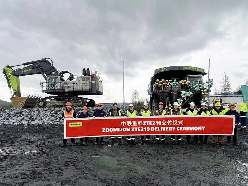 ZOOMLION Hundred-ton Mining Dump Truck Exported Successfully