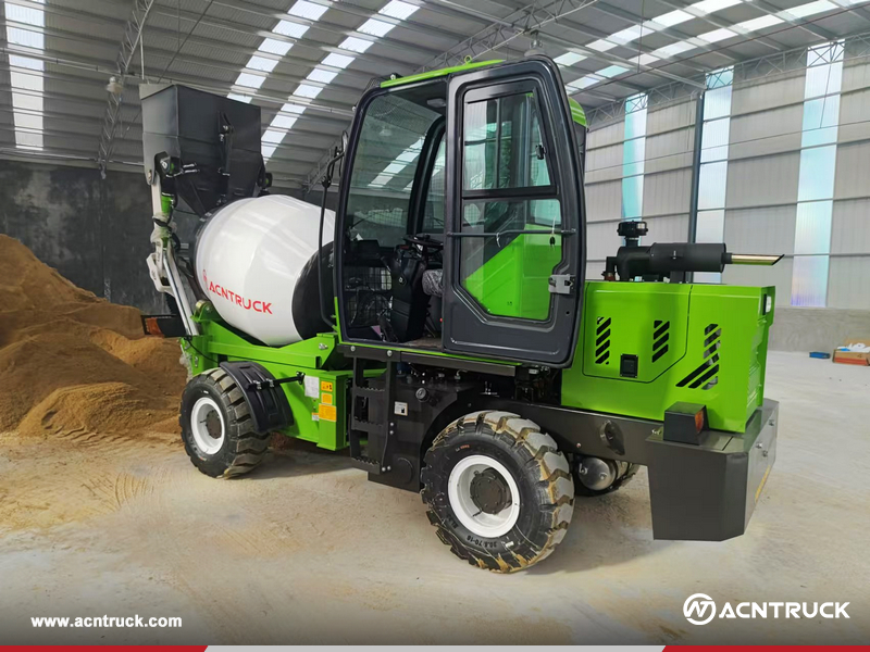 Algeria - 1 Unit ACNTRUCK Self Loading Concrete Mixer Truck
