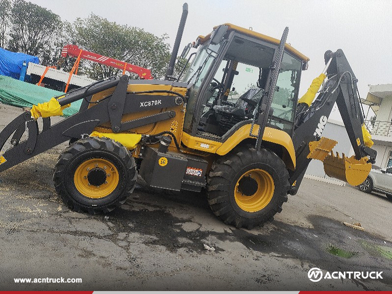 Mexico - 1 Unit XCMG XC870K Backhoe Loader & HELI CPQYD35 Forklift