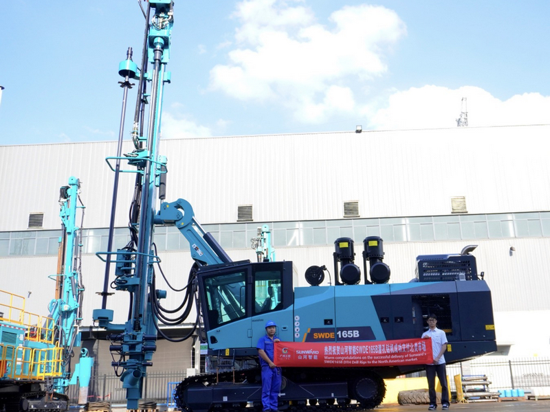 SUNWARD SWDE165B Down-the-Hole Drill Makes Its Debut in North America