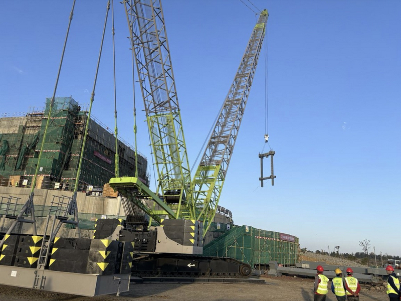 ZOOMLION's High-End Lifting Equipment Serves Ethiopia's Engineering Projects